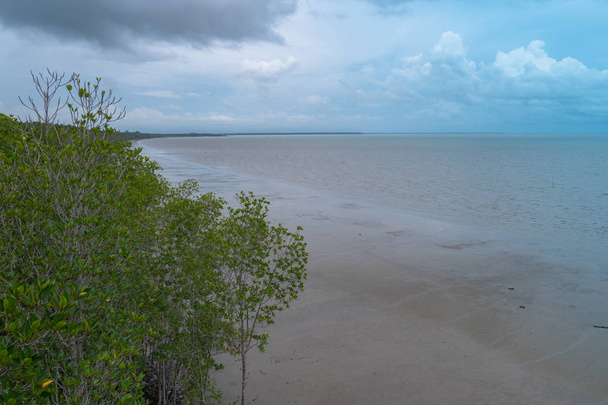 siyah kum plaj Trat eyaletinde Tayland sadece bir yerdir - Fotoğraf, Görsel