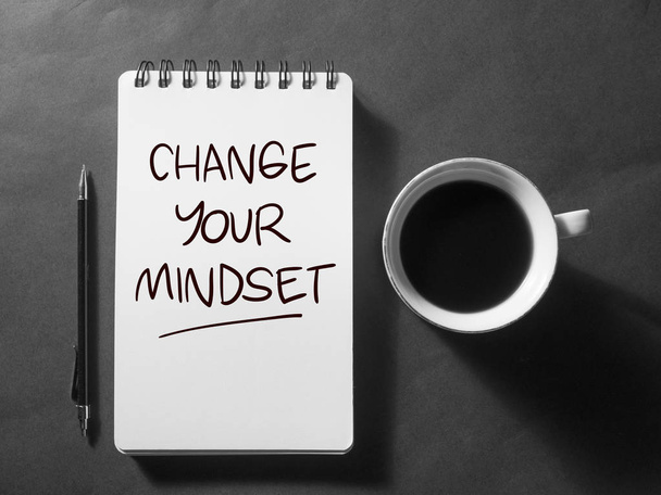 Change Your Mindset, Motivational Words Quotes Concept - Zdjęcie, obraz