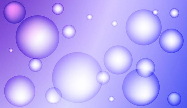 Blurred decorative design with bubbles. For elegant pattern cover book. Vector illustration. - Vector, Image