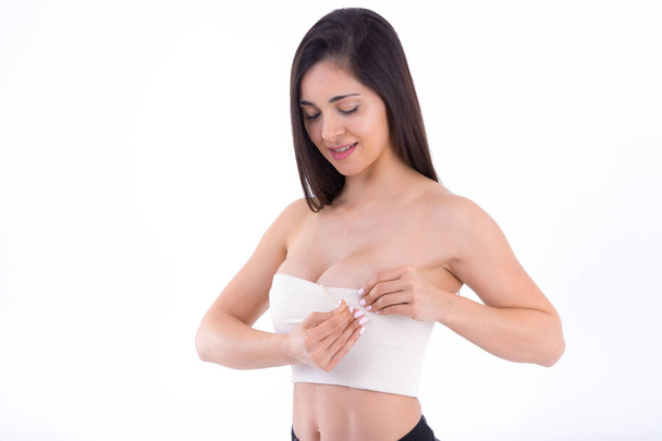 bandage breast enlargement - Foto, Imagem