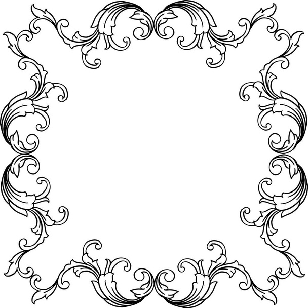 Vector illustratie vorm van kaart met zeer mooie bloem frames - Vector, afbeelding