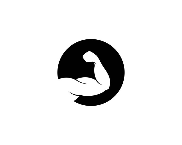 ボディービルダーのロゴ - ベクター画像