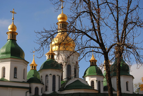 UKRAINE, KIEV-September, 2012: Sacred Sofia cathedral - Zdjęcie, obraz