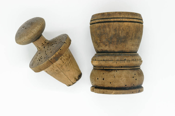 Mulino a pepe in legno vintage manuale
 - Foto, immagini