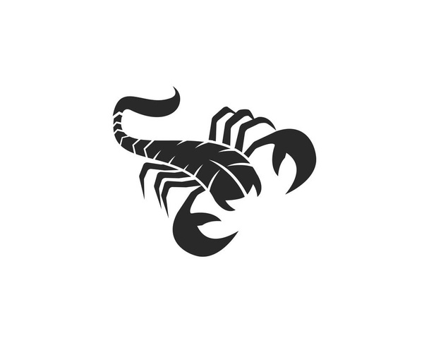 サソリのロゴのテンプレート - ベクター画像