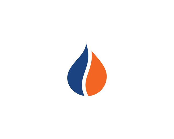 Olaj-, gáz-és energia logó koncepció - Vektor, kép