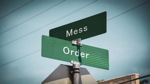 Street Sign Order versus Mess - Photo, Image