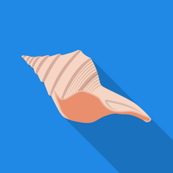 Isolated object of animal and decoration icon. Set of animal and ocean vector icon for stock. - Вектор,изображение