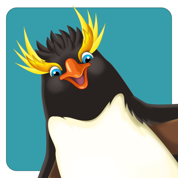 Cartoon penguin - Фото, изображение
