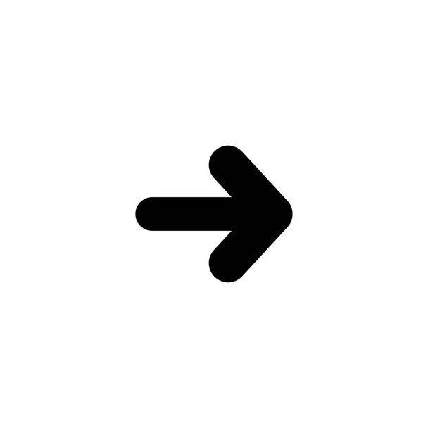 Arrow. Arrow black icon. Arrow vector icon. Cursor icon. Cursor in flat design. Cursor - Vector, Image