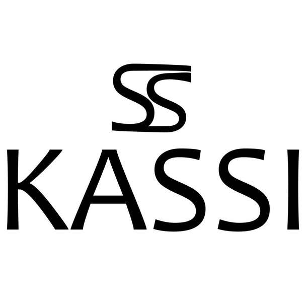 Musta logo valkoisella taustalla
 - Vektori, kuva