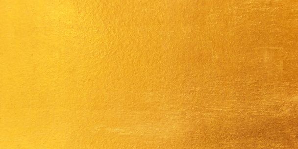 Glanzende gele bladgoud metaal textuur - Foto, afbeelding