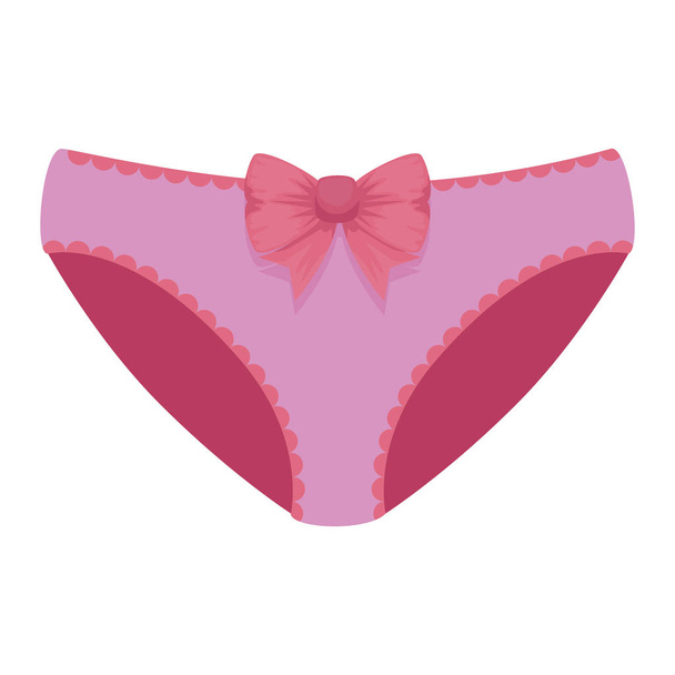 little baby clothes pants isolated icon - ベクター画像