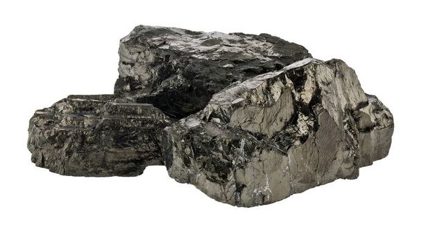 charbon isolé sur fond blanc gros plan
 - Photo, image