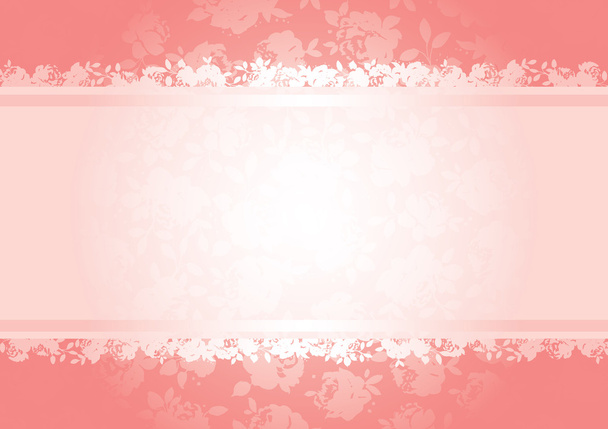 Valentines roses background pattern with - ベクター画像