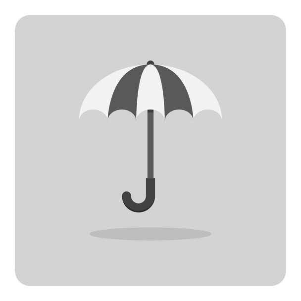 Vektoros design lapos ikon, Umbrella az elszigetelt háttér. - Vektor, kép