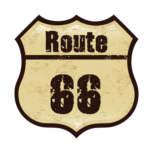 Route 66 - Vektor, kép