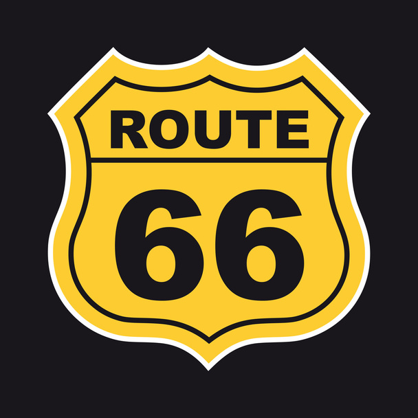 Route 66 - Vektor, obrázek