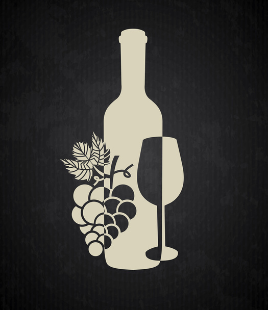 wijn dekking - Vector, afbeelding