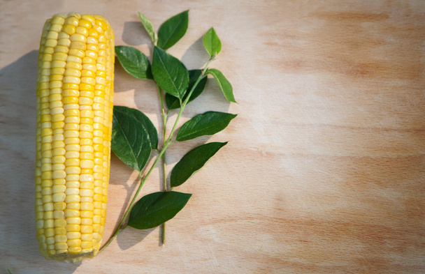 Juicy corn cob - Фото, зображення