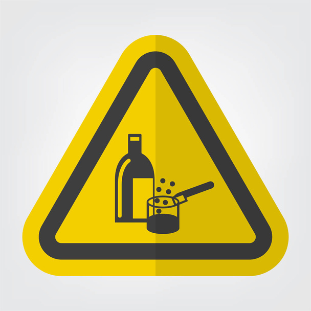 Χημικές ουσίες σε χρήση σύμβολο Απομονώστε σε λευκό φόντο, διανυσματική απεικόνιση EPS.10  - Διάνυσμα, εικόνα
