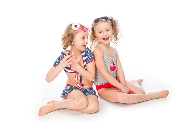 Two girls in bathing suits - Fotografie, Obrázek
