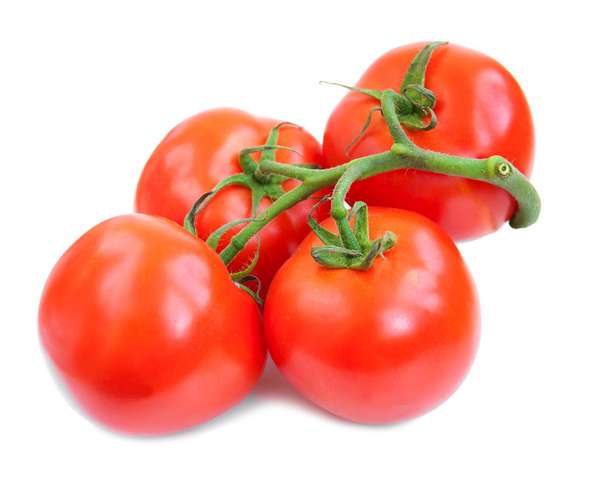 Tomatoes, basil and garlic - Fotografie, Obrázek