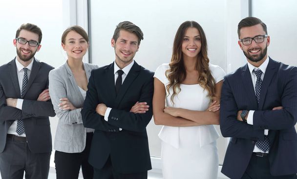 professional business team standing together in the office. - Фото, зображення