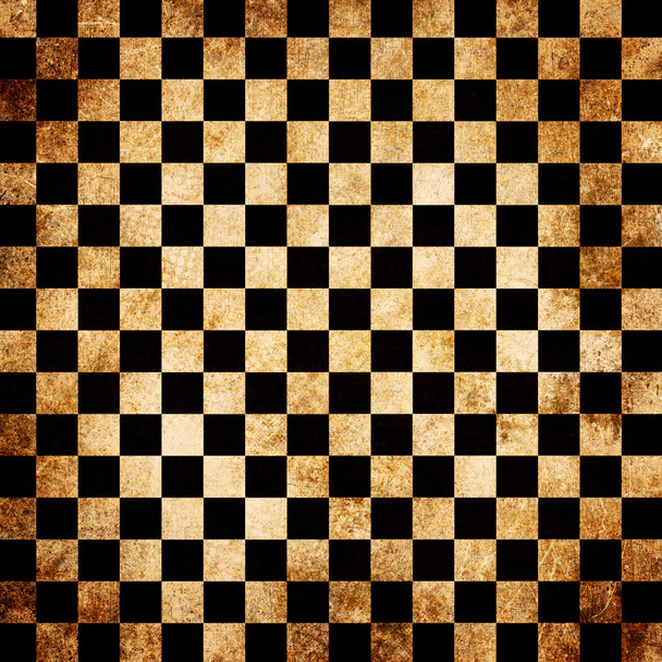 Tablero de ajedrez grunge
 - Foto, Imagen