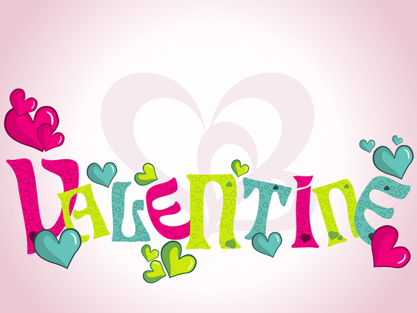 Beautiful valentine background - ベクター画像