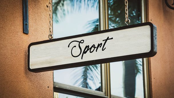 Street Sign to Sport - Photo, Image