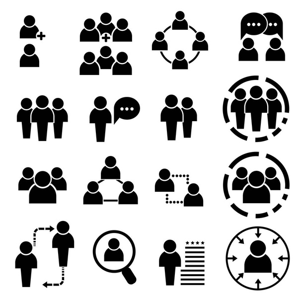 illustration vectorielle des icônes d'entreprise - Vecteur, image