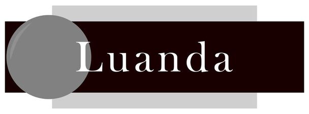 web Label Sticker Luanda - Photo, Image
