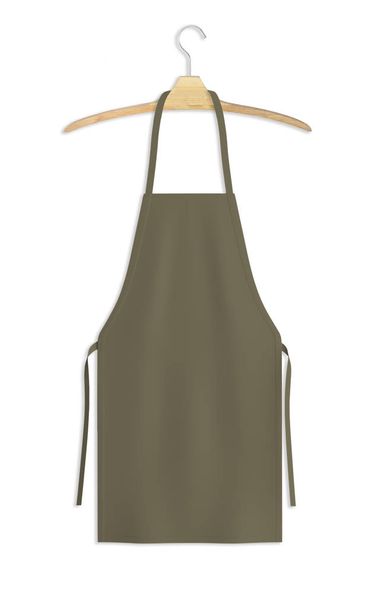 Showcase your design with this Sweet Apron Mock Up In Martini Olive Color. A realistic look and high resolution mock up to help you present your designs beautifully. - Photo, Image
