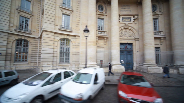 Library, named after Sv.Zhenevevy in Paris - Footage, Video