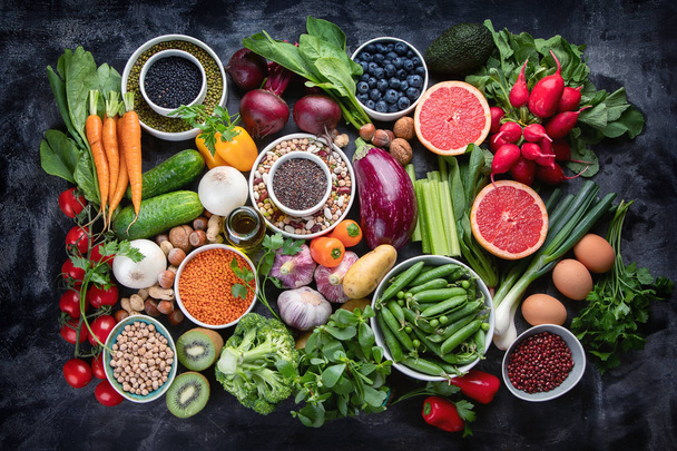 Ingredientes alimenticios saludables
 - Foto, Imagen