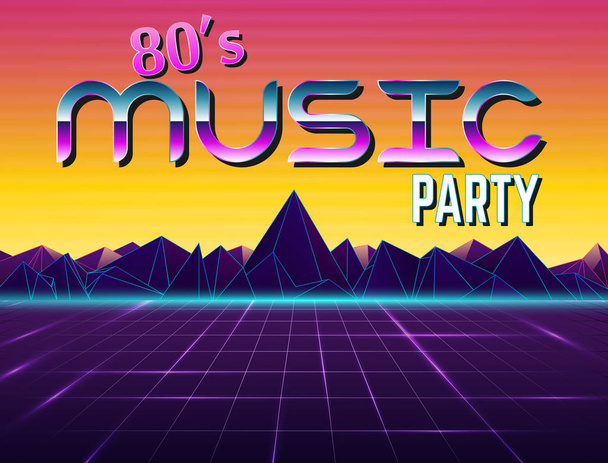 Background in style 80s. - Vector, Image