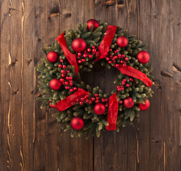 Advent Christmas wreath decoration - Фото, зображення