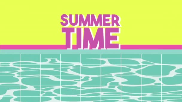 nyári idő tengeri jelenet - Felvétel, videó