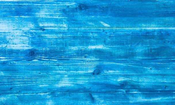 modrá dřevěná textura, lehké dřevěné abstraktní pozadí - Fotografie, Obrázek