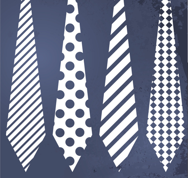 Fathers day grunge blue background with ties - Fotó, kép