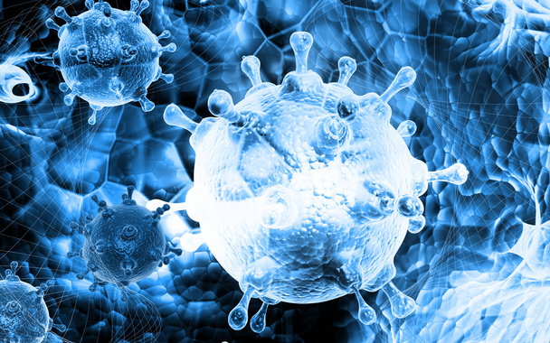 Vírus da gripe
 - Foto, Imagem