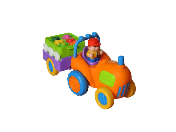 Toy tractor - Фото, изображение
