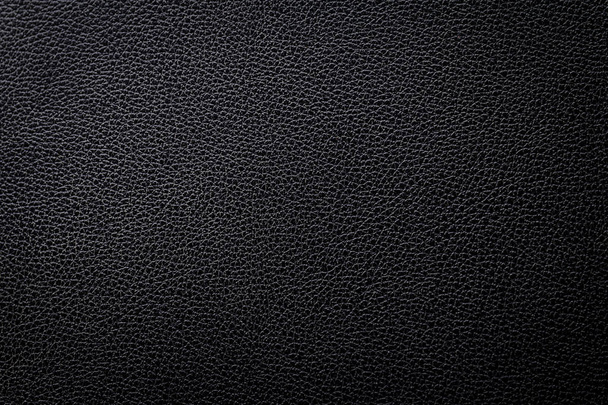 Black leather texture background - Photo, Image