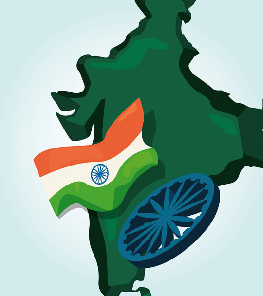 indiana feliz independência dia vetor ilustração
 - Vetor, Imagem