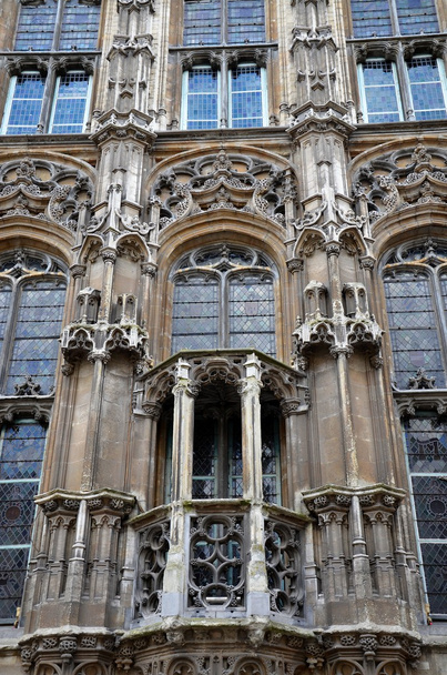 Detail of window in Gent, Belgium - Фото, изображение