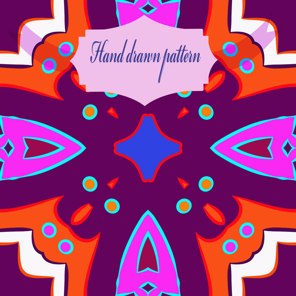 Seamless pattern of abstract simple ornament - Vektor, Bild