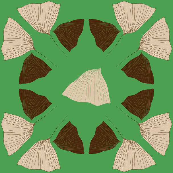 illustrazione vettoriale di modello senza cuciture di foglie astratte decorative
  - Vettoriali, immagini