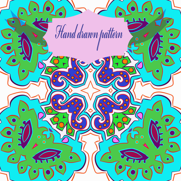 Seamless pattern of abstract simple ornament - Vektor, obrázek