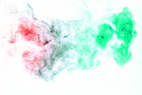 のパターンから煙の巻き雲と色付きの背景 - 写真・画像